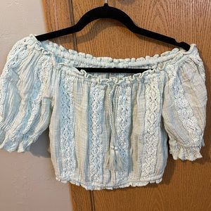 American Eagle Outfitters Crop Blouse
